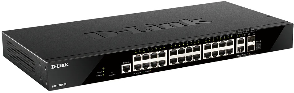 Switch de Rede 28 Portas Gerido L3 10G Ethernet - D-LINK