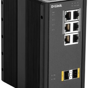 Switch de Rede Gerido L2 PoE Gigabit Ethernet 1000 Mbit/s Preto – D-LINK