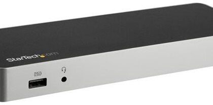 Duplicador de Portas USB 3.0 (3.1 Gen 1) Type-C DK30CHDPPDUE (Preto/Prateado) - STARTECH