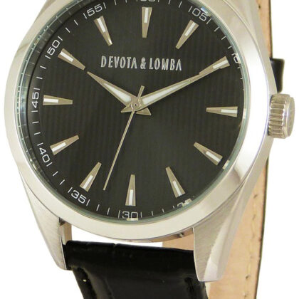 Relógio Analógico DL014ML-01BKB 40MM (Cinzento) - DEVOTA & LOMBA