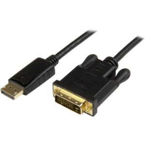 Adaptador de Vídeo DP2DVI2MM3 DisplayPort-DVI-D Preto (90 cm) - STARTECH