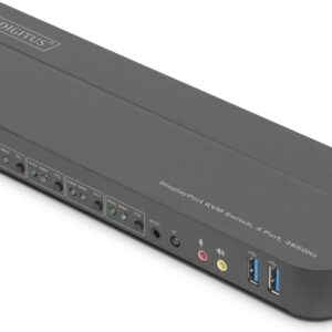 Switch KVM 8 Portas DS-12890 (4096x2160) - DIGITUS