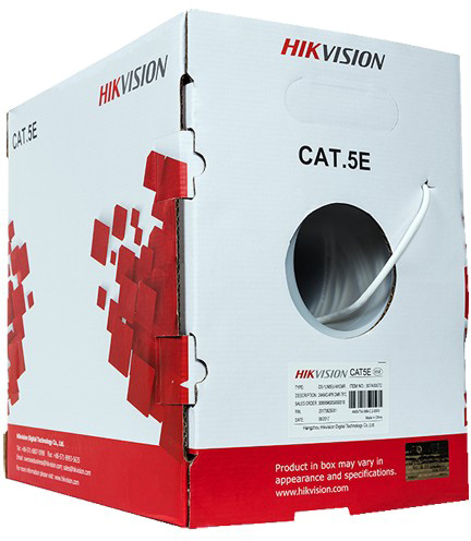 Bobine Cabo UTP Cat 5E 305mts (Cinzento) - HIKVISION