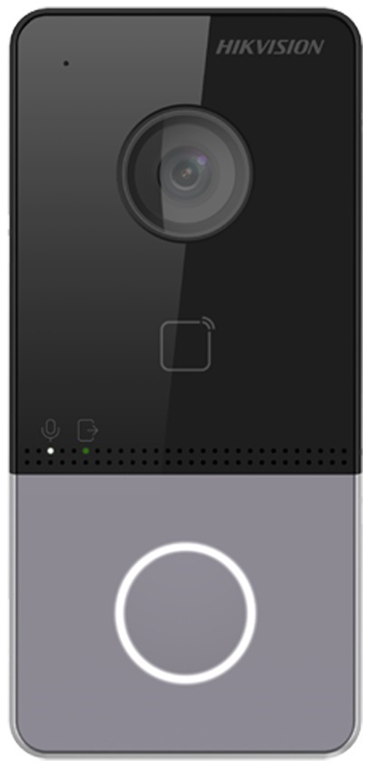Botoneira IP c/ Câmara 2Mpx p/ 1 Apartamento - HIK VISION
