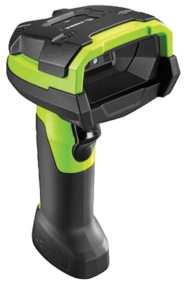 Leitor Código de Barras DS3678-SR 1D/2D LED (Preto/Verde) - ZEBRA