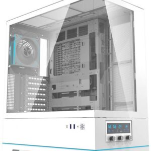 Caixa ATX DY451 PRO + 1 Ventoinha (Branco) - DARKFLASH
