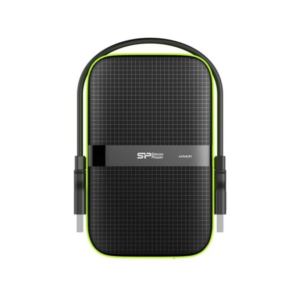 Disco Duro Externo Silicon Power 4TB A60 2.5" USB 3.1 Armor AntiChoque e Prova Agua Preto