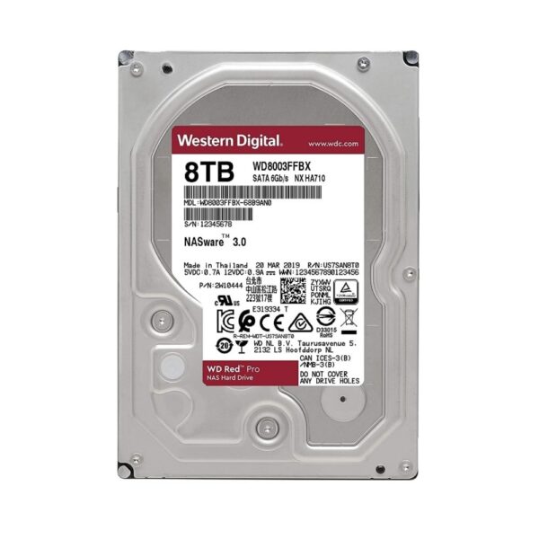 Disco Duro Western Digital WD Red Pro Nas 8TB 3.5" SATAIII 256Mb