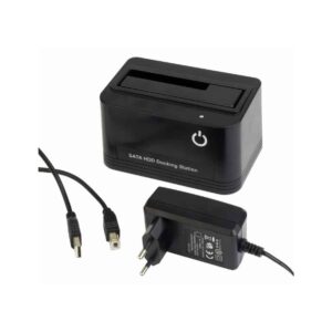 Docking Station USB 2.0 Para Discos 2.5" e 3.5" Preta