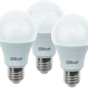 Pack 3x Lâmpadas LED E27 A60 12W 6000K 1080Lm - ELBAT