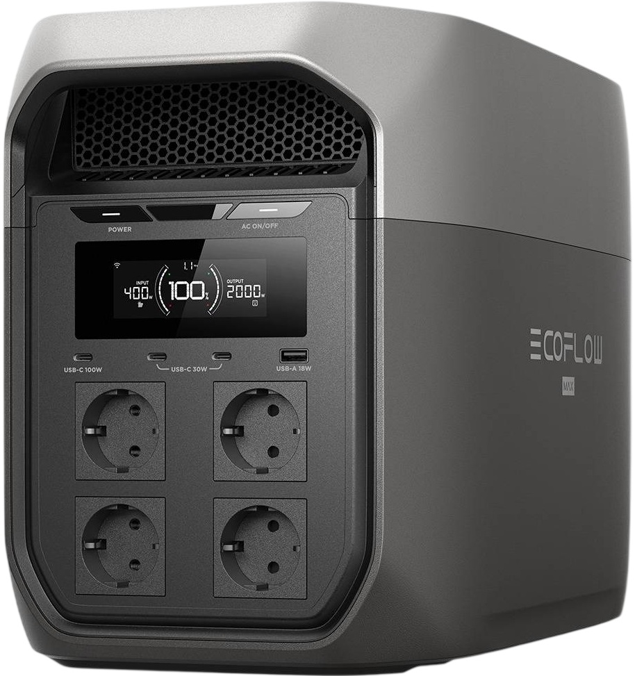 Power Station Portátil Delta 3 Max 2048Wh - ECOFLOW