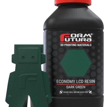 Resina p/ Impressão 3D LCD 1000ml Económica (Verde Escuro) - FORMFUTURA