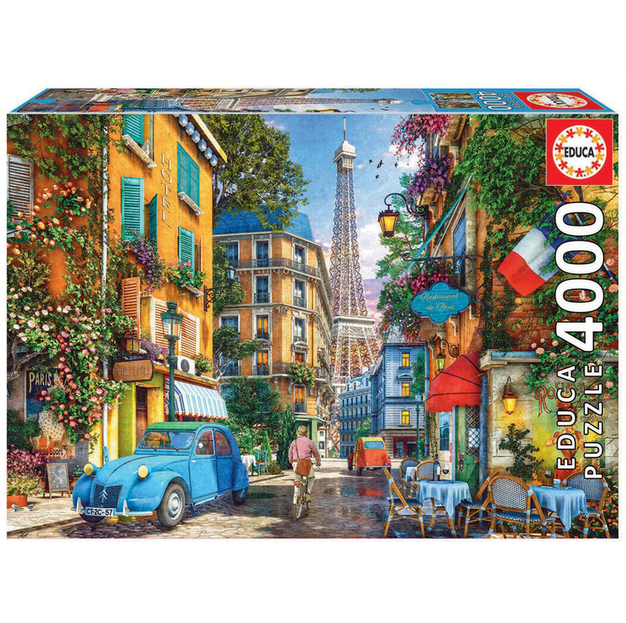 Puzzle 4000 Ruas de Paris - EDUCA