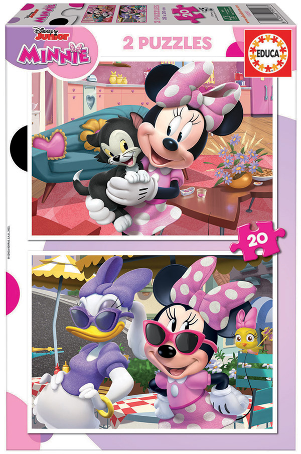 2x Puzzle 20 Minnie - EDUCA