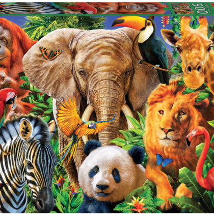 Puzzle 500 Animais Selvagens - EDUCA