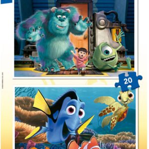 2x Puzzle 20 Disney Pixar - EDUCA