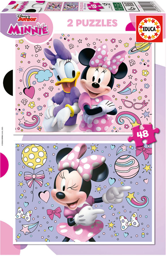 2x Puzzle 48 Minnie - EDUCA