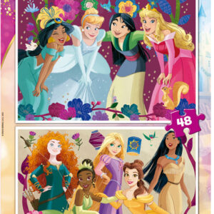 2x Puzzle 48 Disney Princess - EDUCA