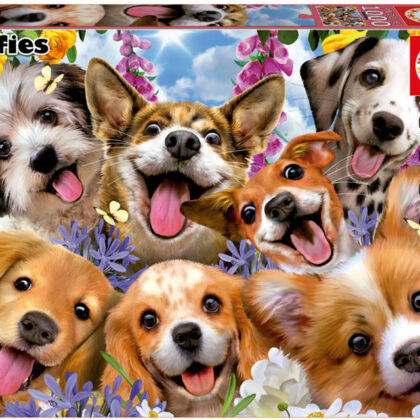 Puzzle 1000 Selfie de Cachorros - EDUCA