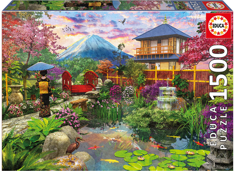 Puzzle 1500 Jardim Japonês - EDUCA