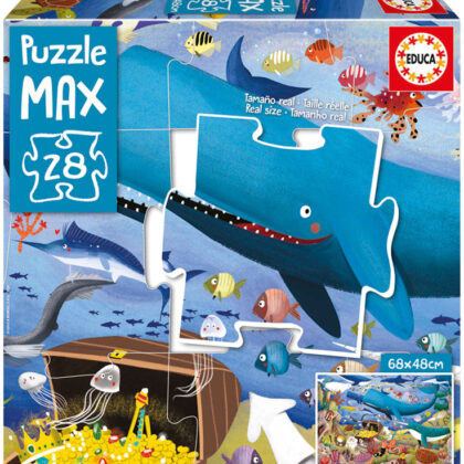 EdPuzzle Max 28 Animais do Mar - EDUCA