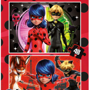 2x Puzzle 48 Ladybug - EDUCA