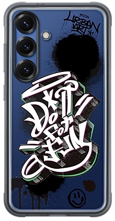 Capa Wallpaper Inteligente (Rugged) p/ Galaxy S25 (Preto) - SAMSUNG