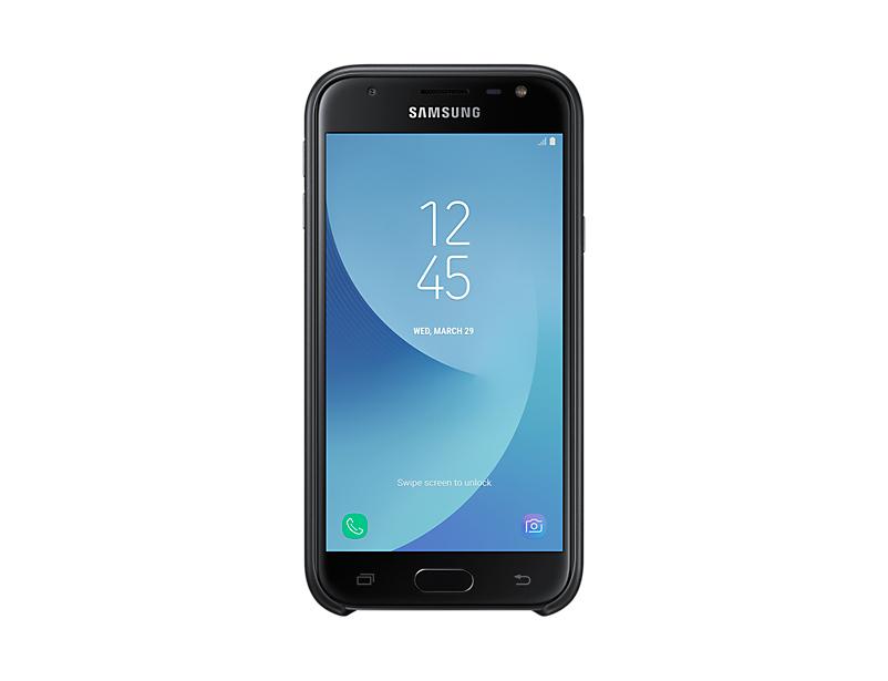 Capa SAMSUNG Galaxy J3 2017 Dual Layer Black - EF-PJ330CBEGWW
