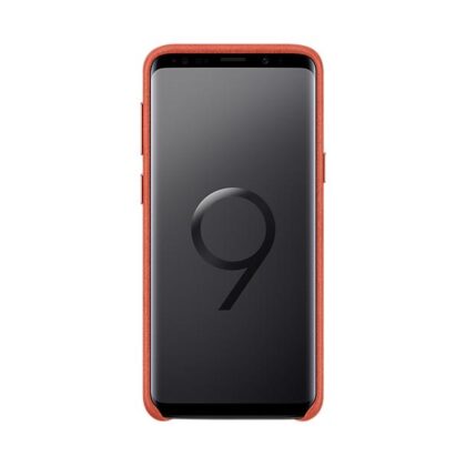 Capa SAMSUNG Galaxy S9 Alcântara Cover Vermelho - EF-XG960AREGWW