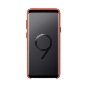 Capa SAMSUNG Galaxy S9+ Alcântara Cover Vermelho - EF-XG965AREGWW