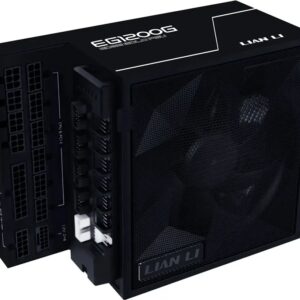 Fonte de Alimentação ATX Lian Li Edge 1200W ATX 3.1/PCIe 5.1 80 Plus Gold Full Modular (Preta) - LIA