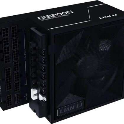 Fonte de Alimentação ATX Lian Li Edge 1200W ATX 3.1/PCIe 5.1 80 Plus Gold Full Modular (Preta) - LIA