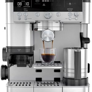 Máquina de Café Semiautomático Expresso ES601EU 2L 1650W (Preto/Inox) - NINJA
