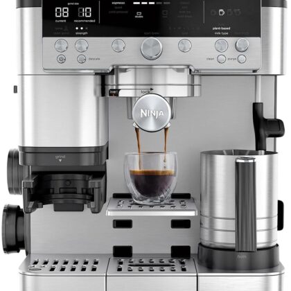 Máquina de Café Semiautomático Expresso ES601EU 2L 1650W (Preto/Inox) - NINJA