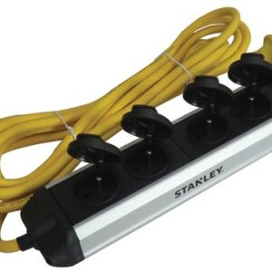 Extensão Quadrupla IP44 c/ Tampas Protecção (1,5 mts) - STANLEY