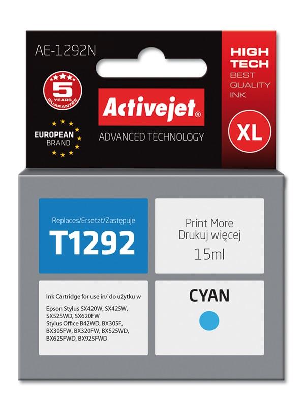 Tinteiro T1292 Compatível c/ Epson (Ciano) - ACTIVEJET