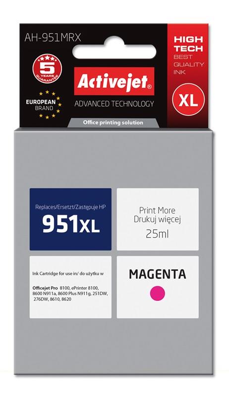 Tinteiro 951XL Compatível HP (Magenta) - ACTIVEJET