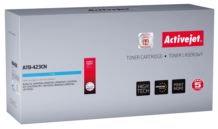 Toner ATB-423CN Compatível Brother (Ciano) - ACTIVEJET