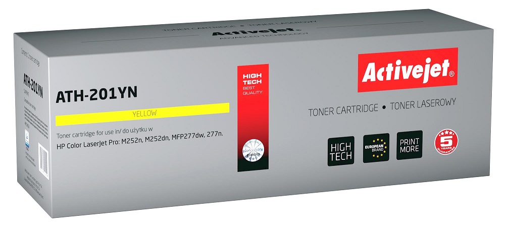 Toner ATH-201YN Compatível HP (Amarelo) - ACTIVEJET