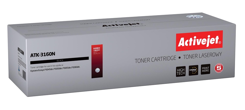 Toner ATK-3160N Compatível Kyocera (Preto) - ACTIVEJET