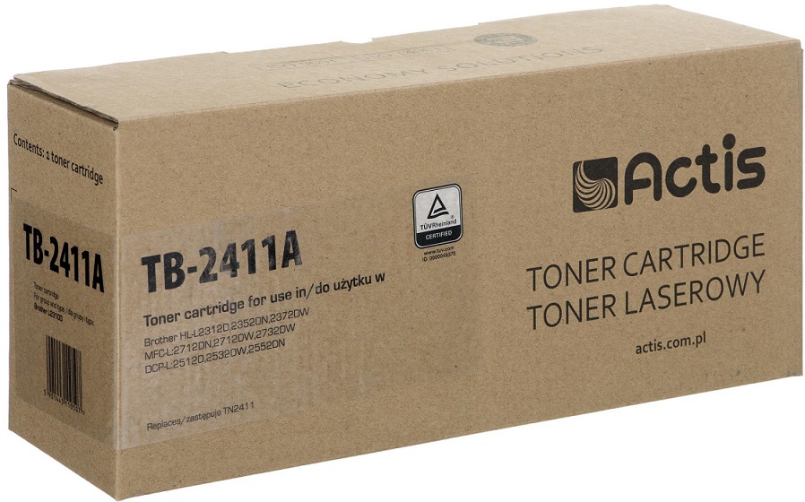 Toner TB-2411A Compatível Brother (Preto) - ACTIS
