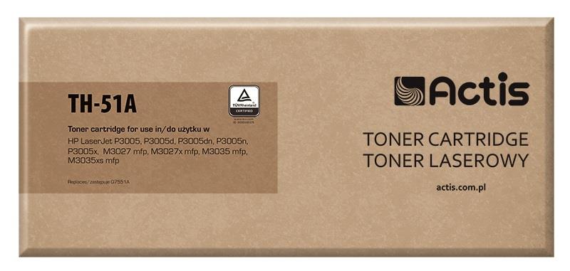 Toner TH-51A Compatível HP (Preto) - ACTIS