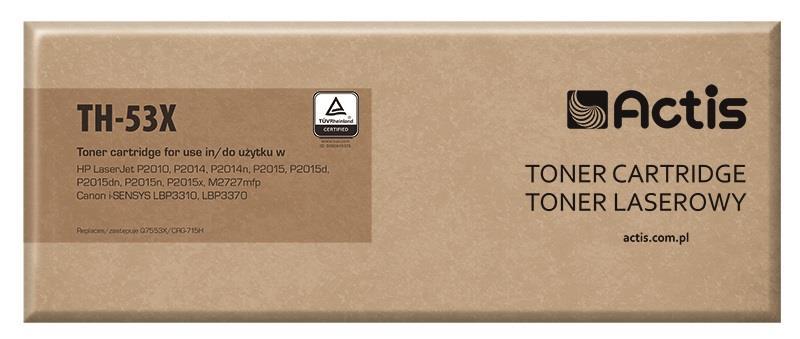 Toner TH-53X Compatível HP (Preto) - ACTIS