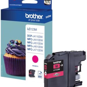 Tinteiro LC-123M Original (Magenta) - BROTHER