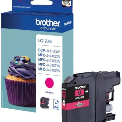 Tinteiro LC-123M Original (Magenta) - BROTHER