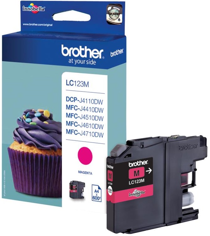 Tinteiro LC-123M Original (Magenta) - BROTHER