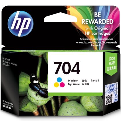 Tinteiro 704 Original (Tricolor) - HP