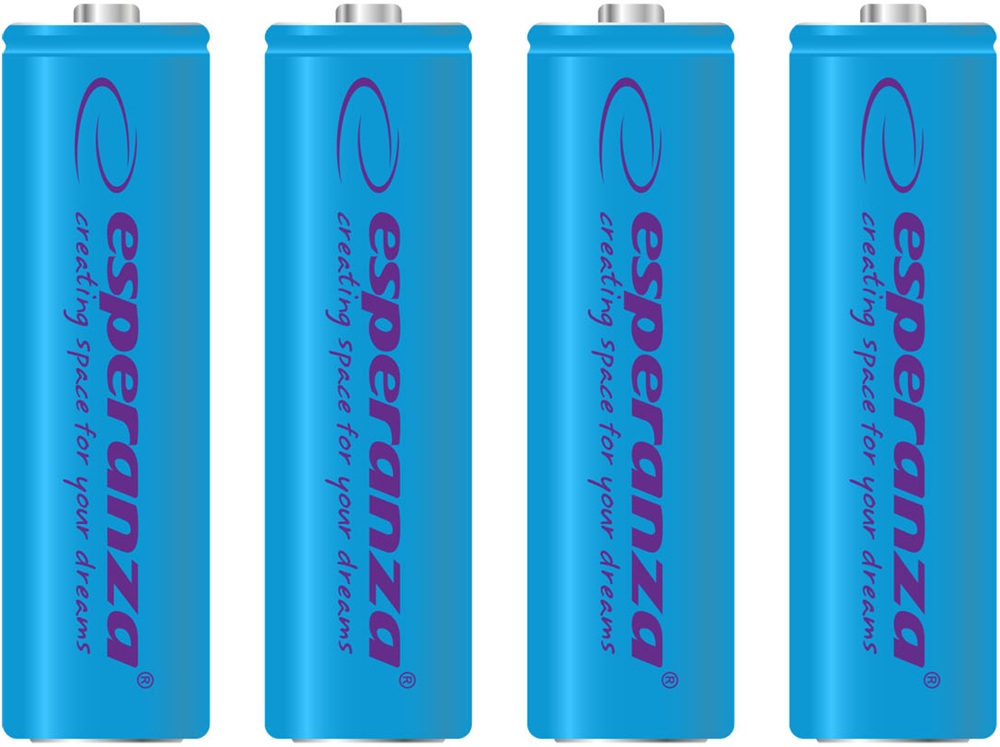Blister 4x Pilhas Recarregáveis Ni-MH AA 2000mAh - ESPERANZA