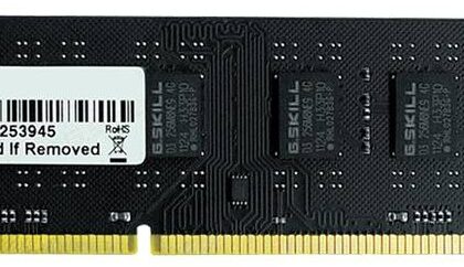 Memória RAM DIMM NT Value 8GB (1x8GB) DDR3-1333MHz CL9 1.50V Preta - G.SKILL
