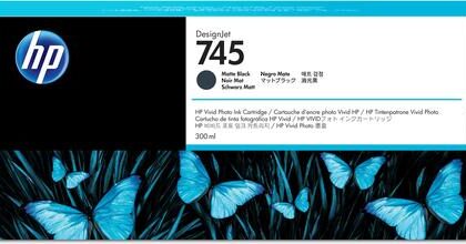 HP 745 300ml Preto Mate tinteiro